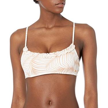Imagem de Roxy Sutiã feminino padrão Palm Tree Dreams com aro, Palmeira torrada, GG