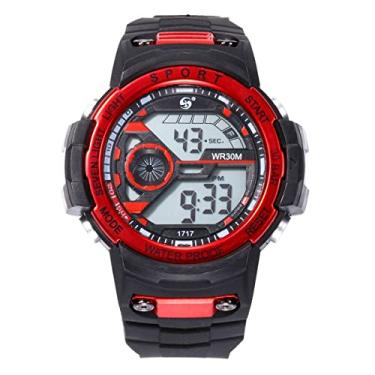 Imagem de Relógio Masculino Digital Tela Led Indicador Grande Design Esportivo Moda Casual (C2)