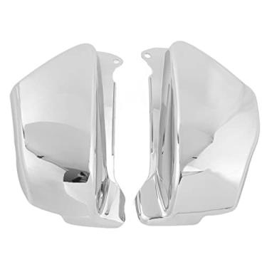 Imagem de Carenagem de bateria lateral de motocicleta, tampas de bateria laterais elegantes ABS antidesgaste para atualização cromada