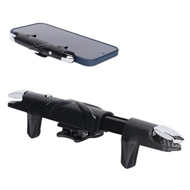 Imagem de Joystick de gatilho de jogo móvel, controlador de telefone Pubg controlador móvel pulso automático de alta frequência clique em 4 velocidades controlador de jogo móvel para gamepads, jogos android