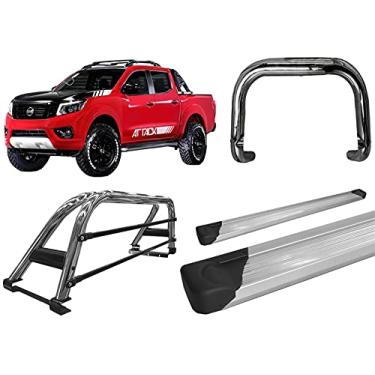 Imagem de KIT QUEBRA MATO-SANTO ANTONIO DU+ESTRIBO FONTIER 17/20 CROMO