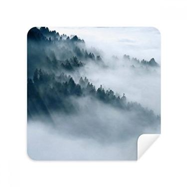 Imagem de Fog Forest Mountain Sky Cloud, tecido de camurça, 2 unidades
