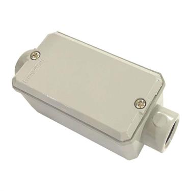 Imagem de Condulete fixo 1/2" tipo "C" - com tampa / rosca NPT / com pintura eletrostática a pó Tramontina