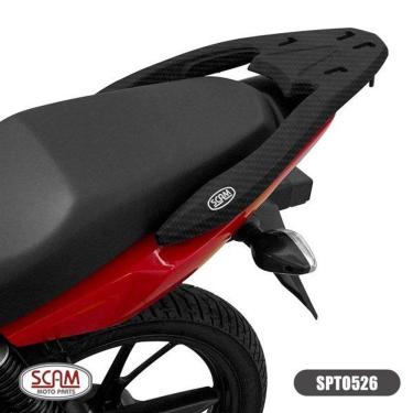 Imagem de Suporte Baú Honda CG 125 150 160 2014/... Fiber Force SCAM