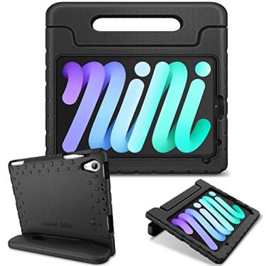 Imagem de Fintie Capa infantil para iPad Mini 6 2021 (8,3 polegadas) – Capa leve à prova de choque [adequada para crianças] com suporte para lápis para iPad Mini 6ª geração, preta