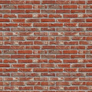 Imagem de Papel De Parede Adesivo Lavável Tijolinho Vermelho Rolo 3m