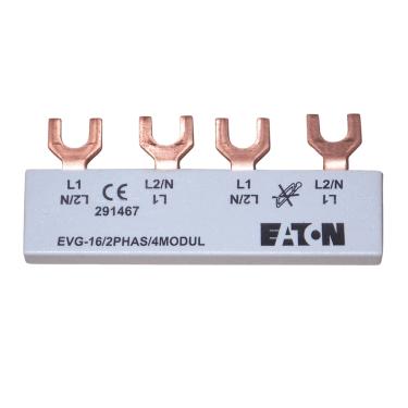 Imagem de Módulo Barra Distribuição 2P 4 Módulos EVG-16/2PHAS 291467 - Eaton