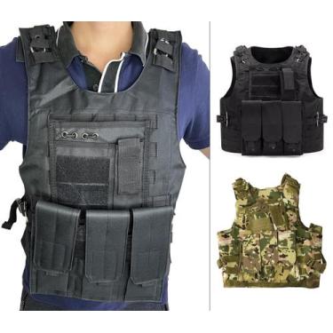 Imagem de Capa De Colete Tático Modular Militar Camuflado Equipamento Para Ativi