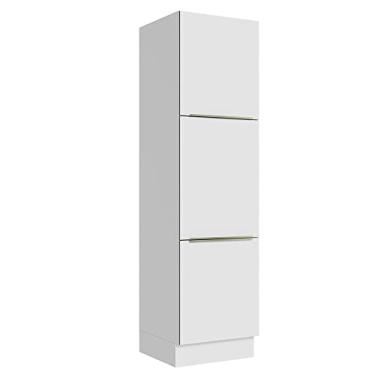 Imagem de Paneleiro Madesa Lux 60 cm 3 Portas - Branco/branco Veludo