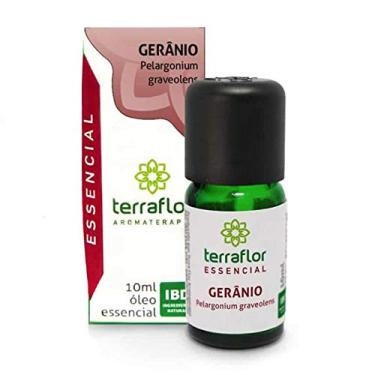 Imagem de Óleo Essencial de Gerânio Bourbon 100% Puro Natural e Vegano 10ml Terra Flor