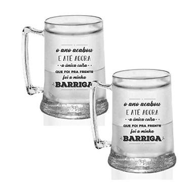 Imagem de Kit 2 Canecas Gel Personalizadas O ano acabou e.