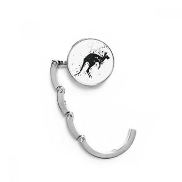 Imagem de Gancho de mesa com ilustração de coala da Austrália, gancho de mesa com fecho decorativo, gancho dobrável