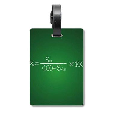 Imagem de Chemistry Kowledge Solubility Formula, bolsa, etiqueta para bagagem, cartão para pendurar