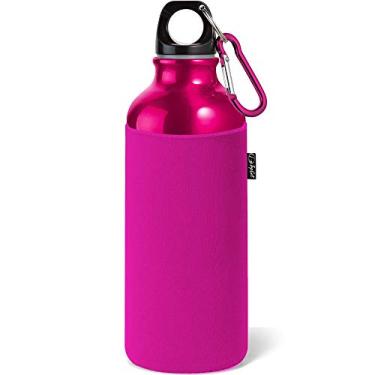 Imagem de Garrafa Squeeze Sport 500 ml com Luva Térmica TopGet Rosa