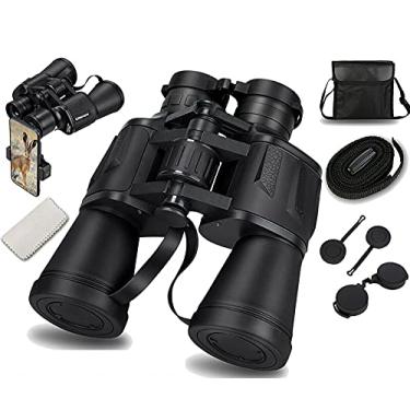 Imagem de 20x50 Binoculars Telescope Alta Ampliação Long Range Zoom HD Professiona Zoom À Prova D 'Água para Viagem Caminhada Observação de Pássaros