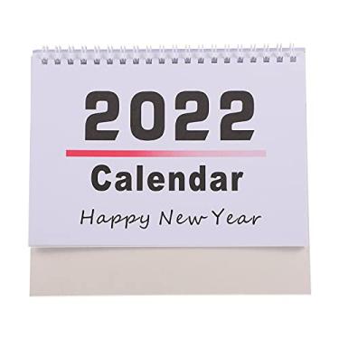 Imagem de 1 Unidade 2022 calendário de mesa inglês 2022 calendário inglês de mesa calendário de mesa 2022 pequeno decoração escritório decoracao escritorio calendários de mesa