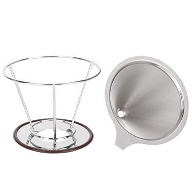 Imagem de Filtro de café reutilizável, filtro de café reutilizável, para viagens, acampamento, casa, escritório
