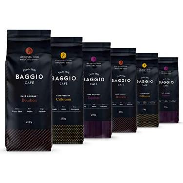 Imagem de Café Em Pó Baggio - 6 Pacotes - 1.500g - Café Gourmet Arábica Moído