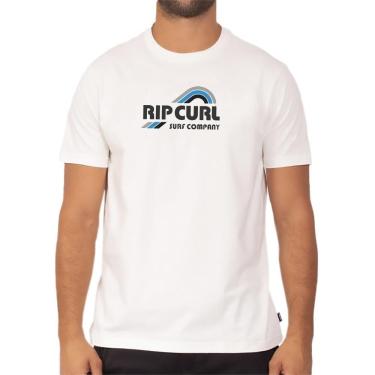 Imagem de Camiseta Rip Curl Revival LWA Oversize Masculina WT23 Branco
