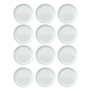 Imagem de Prato Raso Blanc em Vidro Temperado - Duralex Opaline - 27x1,9 cm