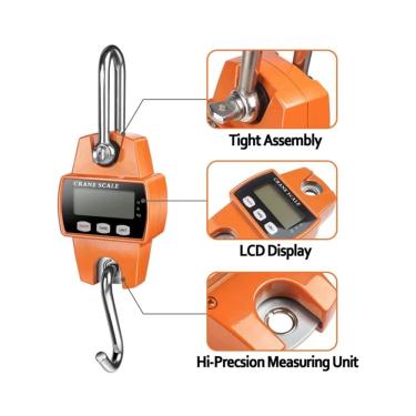 Imagem de Dinamômetro Digital Gancho 300kg Eletônico Portátil