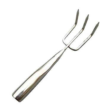 Imagem de Bothyi Ancinho de mão Ancinho de metal para arbustos, leve, para serviço pesado, ancinho de garra, ferramenta manual para rebentar o solo, ancinho de, 3 Dentes