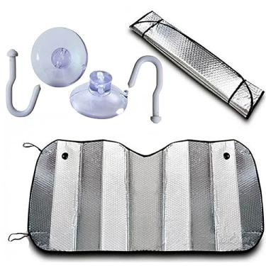 Imagem de Protetor Solar Parabrisas Quebra Sol Painel Carros 125x60cm