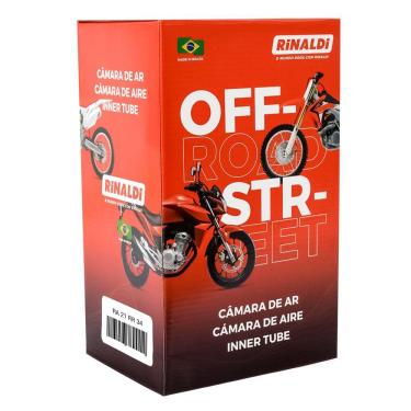 Imagem de Câmara De Ar Para Moto 18 Enduro Reforçada Rinaldi 4mm