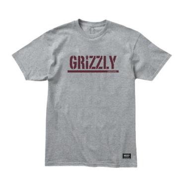 Imagem de Camiseta Grizzly - Og Stamp Tee Heather Cinza