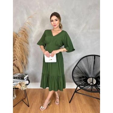 Imagem de Vestido Isabella Midi Verde - Isa.Vest