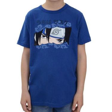 Imagem de Camiseta Masculina Infanto Juvenil Brandili Mc Naruto Azul