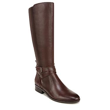 Imagem de Naturalizer Bota de montaria feminina Rena cano alto, Couro marrom chocolate, 7