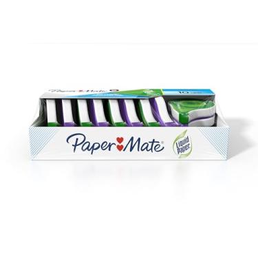 Imagem de Paper Mate Liquid Paper Dryline, fita extra longa, cores sortidas, 10 unidades
