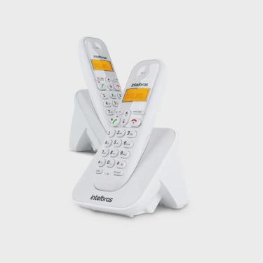 Imagem de Telefone Sem Fio Intelbras ts 3112 + 1 Ramal Branco