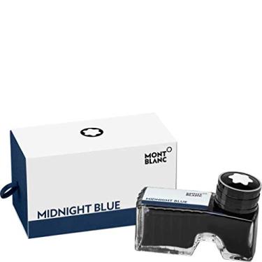 Imagem de Montblanc Frasco de tinta azul meia-noite 109204 – Refil de tinta de qualidade premium em azul e preto para canetas-tinteiro, pena e canetas de caligrafia – Poço de tinta de 60 ml