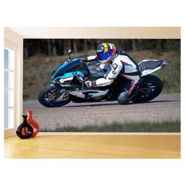 Imagem de Papel De Parede 3D Moto Gp Grand Prix Corrida 3,5M Bkm81