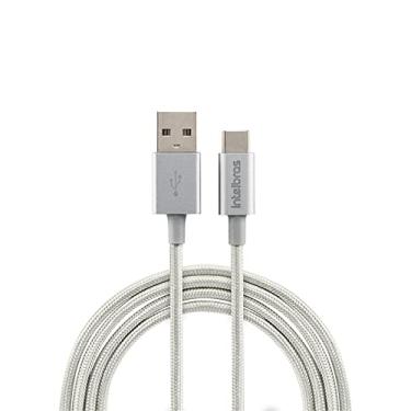 Imagem de Cabo USB-C em nylon 1,5 m EUAC 15NB Branco Intelbras