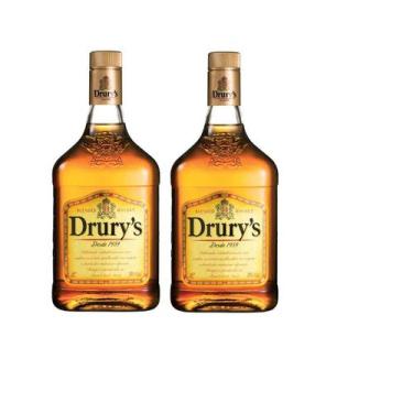 Imagem de Kit Whisky Drury's Blended 1L 2 Unidades