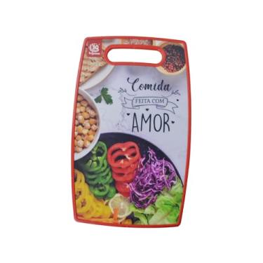 Imagem de Tábua de Corte Color Plástico 36x21 Modelos Sortidos