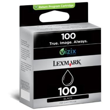 Imagem de Lexmark cartucho de tinta padrão 100 - preto