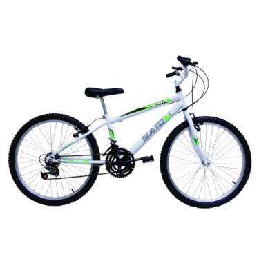 Imagem de Bicicleta de Passeio Saidx Bike - Aro 24 de 18 Marchas - Freios V Brake (Branco)