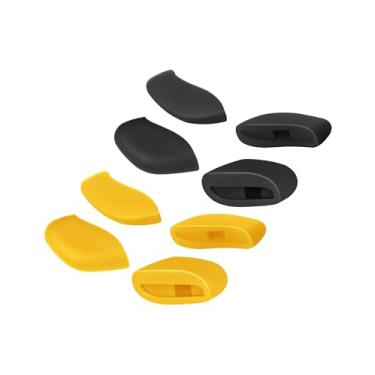 Imagem de Mryok Almofadas de nariz de substituição para óculos de sol Oakley Flak Draft OO9364 / Flak Draft Asian Fit OO9373 - Opt, Amarelo e preto, One Size