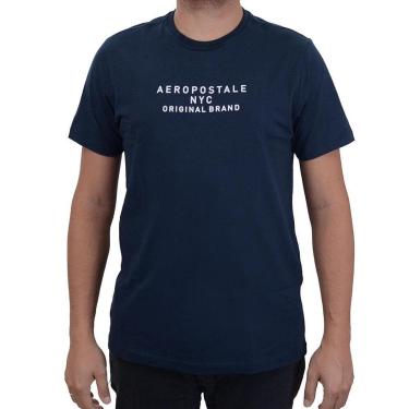 Imagem de Camiseta Masculina Aeropostale MC Silkada Marinho - 8790128-2-Masculino