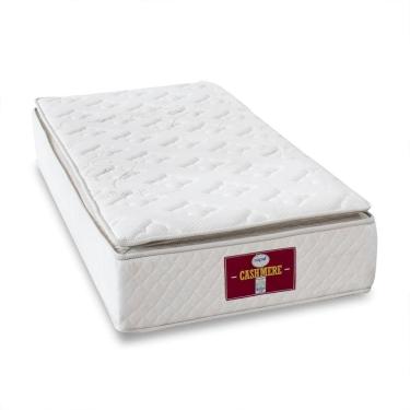 Imagem de Colchão Cashmere SOLTEIRO Pillow - Molas Ensacadas - 120x203