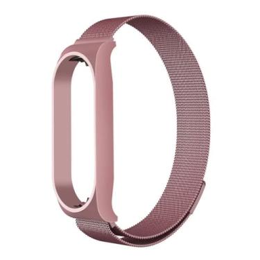 Imagem de Waillynice Pulseira para Xiaomi Mi Band 7 NFC, pulseira esportiva com laço milanês Miband7, cinto de substituição na pulseira mi band 5 4 3 6 (Mi band 6, A3)