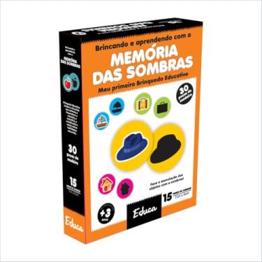Imagem de Jogo Educativo Memória Das Sombras Tdah Inclusão Altismo Madeira Educadidática Brinquedo Infantil pedagógico Didático Alfabetização