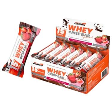 Imagem de Whey Crisp Bar Gourmet Display (12 unid. 45g), Sabor Fondue de Morango