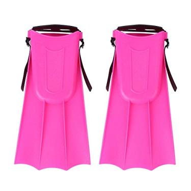 Imagem de Nadadeiras de mergulho, barbatanas de snorkel curtas ajustáveis ​​para viagem, ferramenta para mergulho com snorkel para adultos e crianças, natação com salto aberto