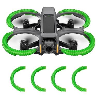 Imagem de STARTRC Avata 2 protetor de hélice para DJI Avata 2 Drone protetor anticolisão à prova de choque protetor de hélice para DJI Avata 2 Fly More Combo acessórios (verde)