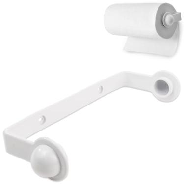 Imagem de Spectrum Diversified Suporte de parede, dispensador de papel toalha sob armário de cozinha, uso, branco